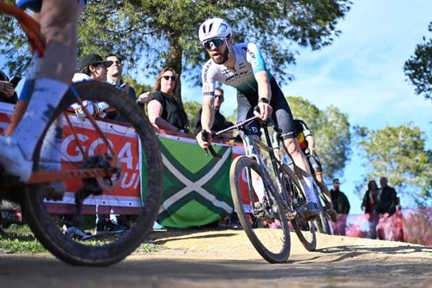 UCI Cyclocross World Cup 2025-2026 Benidorm BENIDORM, SPAIN - JANUARY 18 : Nieuwenhuis Joris (NED) of Ridley Racing Team during the 10th leg of the Benidorm UCI Cyclocross World Cup 2025-2026 a cyclocross race for Men Elite on January 18, 2026 in Benidorm, Spain, 18 01 2026 ( Benidorm Spain  Copyright: xBcex