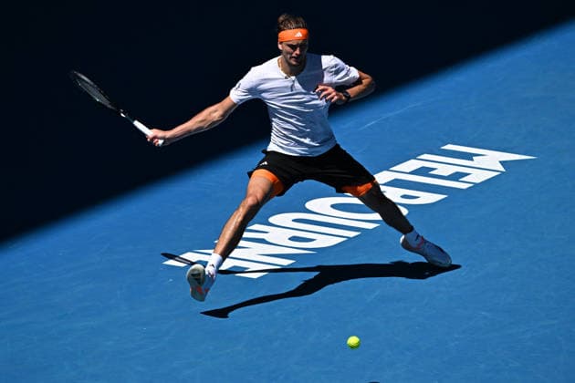 2026 Australian Open - Melbourne Alexander Zverev (GER) during his first round match at the 2026 Australian Open at Melbourne Park in Melbourne, AUSTRALIA, on January 18, 2026. Photo by Corinne Dubreuil ABACAPRESS.COM Melbourne Australia  Copyright: xDubreuilxCorinne ABACAx