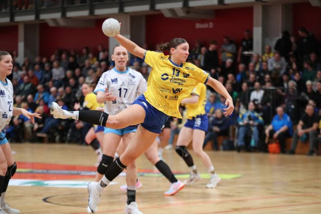 Handball, 2 Alsco HBF HC Leipzig TuS Lintfort 18 01 2026 Laura Klocke 13, HC Leipzig 2 Alsco Handball Bundesliga Women, HBF, Season 2025 2026, 14 Matchday HC Leipzig vs TuS Lintfort on 18 01 2026 at Sporthalle Brüderstraße Leipzig Copyright: xBEAUTIFULxSPORTS JanxKaeferx