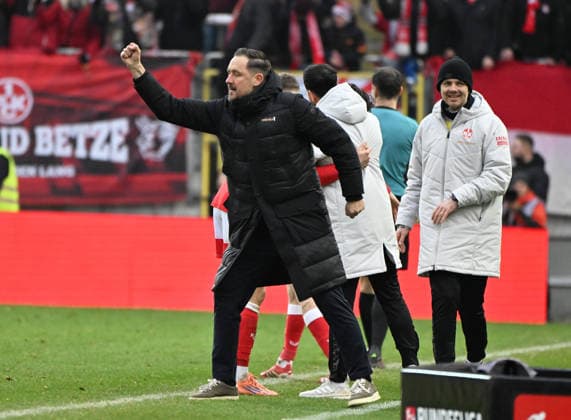 Football 2 Bundesliga Season 2025 26 1 FC Kaiserslautern 18 02 2026 Fritz Walter Stadion 1 FC Kaiserslautern fck Hannover 96 h 3 1 Sports Director Marcel KLOS fck 1 FC Kaiserslautern