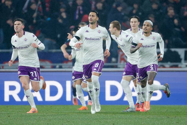 18th January 2026; Stadio Renato Dall Ara, Bologna, Italy, Serie A Football, Bologna versus Fiorentina; Rolando Mandragora of ACF Fiorentina celebrates after scoring goal in the 19th minute for 0-1  EmanuelexPennacchio Content restricted for UK based newspaper