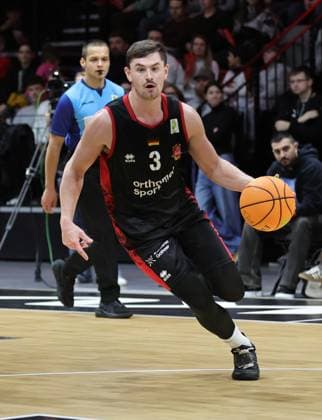 18 01 2026 Basketball Season 2025 2026 2 Bundesliga Pro A 18 Matchday Nuremberg Falcons Basketball Club NBC Bayer Giants Leverkusen Sportfoto Zink DaMa xdaxmax Luca Kahl 3, Bayer Giants Leverkusen