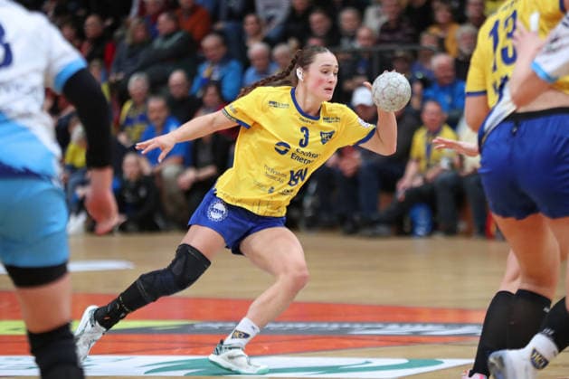 Handball, 2 Alsco HBF HC Leipzig TuS Lintfort 18 01 2026 Lara Seidel 3, HC Leipzig 2 Alsco Handball Bundesliga Frauen, HBF, Saison 2025 2026, 14 Spieltag HC Leipzig vs TuS Lintfort am 18 01 2026 in der Sporthalle Brüderstraße Leipzig Copyright: xBEAUTIFULxSPORTS JanxKaeferx