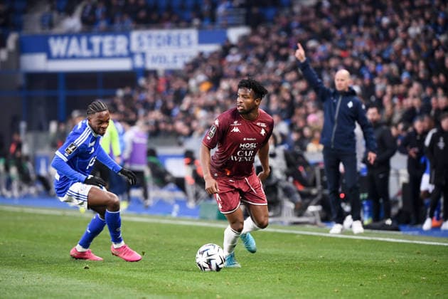 RC Strasbourg Alsace v FC Metz - Ligue 1 McDonald s 2025 2026 11 Malick MBAYE (fcm) during the Ligue 1 McDonald s match between Strasbourg and Metz at Stade de la Meinau on January 18, 2026 in Strasbourg, France. Strasbourg France  Copyright: xFEPx 776348252