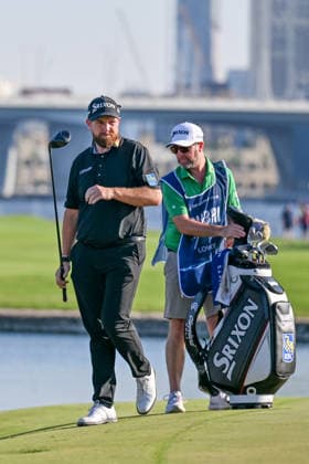 Dubai Invitational 2026 DUBAI, UNITED ARAB EMIRATES - JANUARY 18: Shane Lowry of Ireland competes at the Dubai Invitational 2026 at Dubai Creek Resort on January 18, 2026 in Dubai, United Arab Emirates. Waleed Zein Anadolu Dubai United Arab Emirates. Editorial use only. Please get in touch for any other usage.  Copyright: x2026xAnadoluxWaleedxZeinx