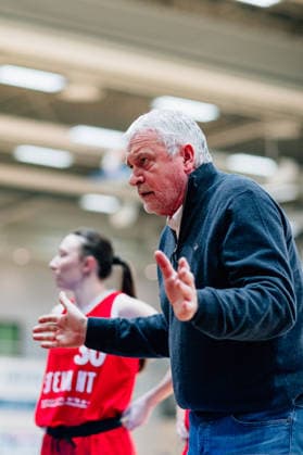 BB 1BL Women Syntainics MBC Lions Herner TC Marek Piotrowski Herner TC during the 2025 2026 season in the DBBL Toyota Bundesliga Syntainics MBC Lions and Herner TC at the SWH Arena on January 18, 2026 in Halle Saale, Sachsen Anhalt, Germany