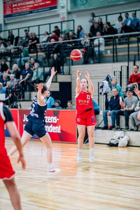 BB 1BL Women Syntainics MBC Lions Herner TC Mariana Mathes da Silva Pereira Herner TC during the 2025 2026 season in the DBBL Toyota Bundesliga Syntainics MBC Lions and Herner TC at the SWH Arena on January 18, 2026 in Halle Saale, Sachsen Anhalt, Germany
