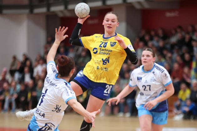 Handball, 2 Alsco HBF HC Leipzig TuS Lintfort 18 01 2026 Lara Tauchmann 28, HC Leipzig 2 Alsco Handball Bundesliga Frauen, HBF, Saison 2025 2026, 14 Spieltag HC Leipzig vs TuS Lintfort am 18 01 2026 in der Sporthalle Brüderstraße Leipzig Copyright: xBEAUTIFULxSPORTS JanxKaeferx