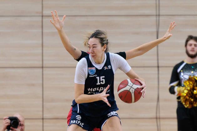 Sona Svetlikova Lions, 15 , Syntainics MBC vs Herner TC, Women, Basketball, 1 Bundesliga, DBBL, Main Round, 15 Matchday, Season 2025 26, 18 01 2026 Halle SWH Arena Sachsen Anhalt Germany