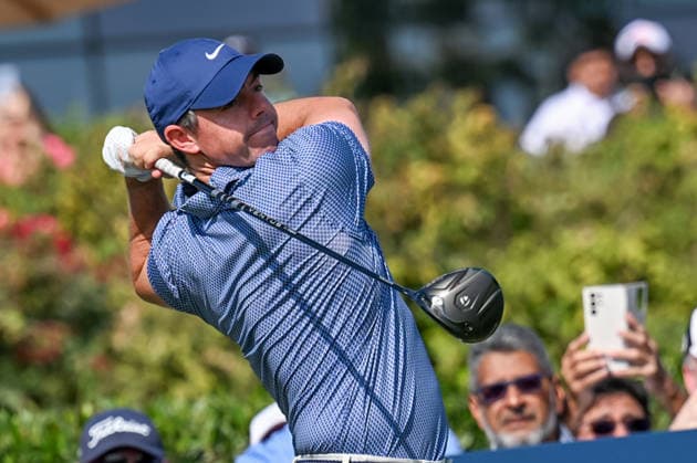 Dubai Invitational 2026 DUBAI, UNITED ARAB EMIRATES - JANUARY 18: Rory McIlroy of Northern Ireland competes during the Dubai Invitational 2026 at Dubai Creek Resort on January 18, 2026 in Dubai, United Arab Emirates. Waleed Zein Anadolu Dubai United Arab Emirates. Editorial use only. Please get in touch for any other usage.  Copyright: x2026xAnadoluxWaleedxZeinx