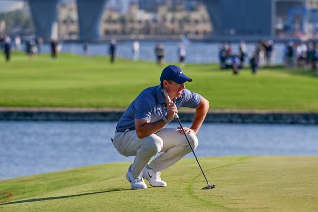 Dubai Invitational 2026 DUBAI, UNITED ARAB EMIRATES - JANUARY 18: Rory McIlroy of Northern Ireland competes during the Dubai Invitational 2026 at Dubai Creek Resort on January 18, 2026 in Dubai, United Arab Emirates. Waleed Zein Anadolu Dubai United Arab Emirates. Editorial use only. Please get in touch for any other usage.  Copyright: x2026xAnadoluxWaleedxZeinx
