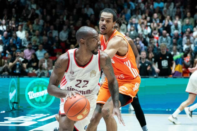 Chemnitz, Germany 18 January 2026 1 BBL 2025 2026 Niners Chemnitz vs FC Bayern Munich In the picture Copyright: xFotostandx xNachtigallx