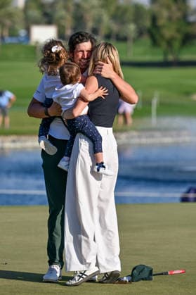 Nacho Elvira wins 2026 Dubai Invitational Golf Title in Dubai DUBAI, UNITED ARAB EMIRATES - JANUARY 18: Spanish golfer Nacho Elvira wins the final match of the 2026 Dubai Invitational Golf European Tour tournament in Dubai, United Arab Emirates, on January 18, 2026. Waleed Zein Anadolu Dubai United Arab Emirates. Editorial use only. Please get in touch for any other usage.  Copyright: x2026xAnadoluxWaleedxZeinx
