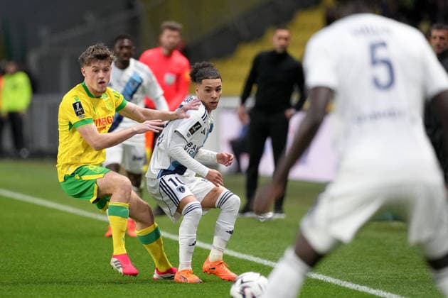 FC Nantes v Paris FC - Ligue 1 McDonald s 2025 2026 08 Johann LEPENANT (fcn) - 10 Ilan KEBBAL (pfc) during the Ligue 1 McDonald s match between FC Nantes and Paris FC at Stade de la Beaujoire on January 18, 2026 in Nantes, France. Nantes France  Copyright: xFEPx 776348248