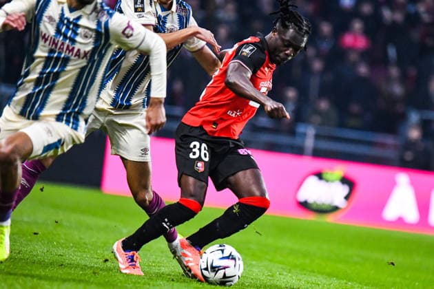 FOOTBALL : Stade Rennais vs Havre AC - Ligue 1 - JournÃ e 18 - 18 01 2026 Alidu Seidu (Stade Rennais) RennesFrance  Copyright: xBaptistexAutissierx