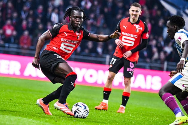 FOOTBALL : Stade Rennais vs Havre AC - Ligue 1 - JournÃ e 18 - 18 01 2026 Alidu Seidu (Stade Rennais) RennesFrance  Copyright: xBaptistexAutissierx