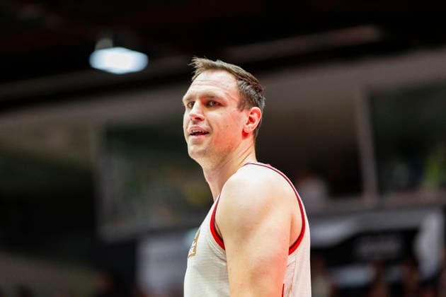 18 01 2026, xomx, Basketball easyCredit BBL Bundesliga, NINERS Chemnitz FC Bayern München v l Johannes Voigtmann Portrait, Portraet, Chemnitz