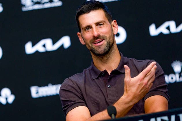 TENNIS : Open Australie 2026 - Melbourne - 18 01 2026 Novak Djokovic - Australian Open - Melbourne - 1326 MELBOURNE  Copyright: xSportxPZx