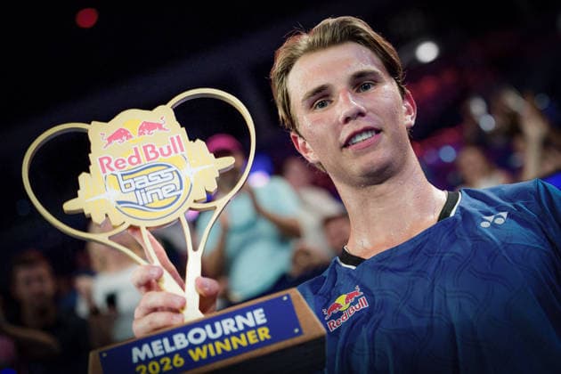 TENNIS : Open Australie 2026 - Melbourne - 18 01 2026 Budkov Kjaer - Australian Open - Melbourne - 1626 MELBOURNE  Copyright: xSportxPZx
