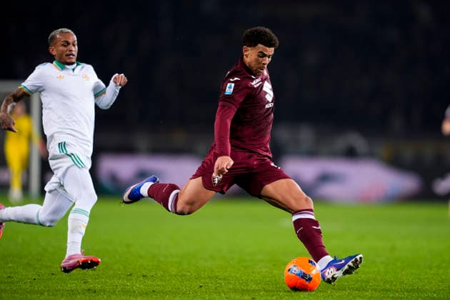 TorinoÕs Che Adams during the Serie A soccer match between Torino Fc and Roma at the Stadio Olimpico Grande Torino in Turin, north west Italy - January 18, 2026. - Soccer  Copyright: xFabioxFerrari LaPressex
