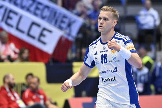 KRISTIANSTAD, SWEDEN 20260118 Iceland s Ellidi Vidarsson during the 2026 EHF European Men s Handball Championship the EHF Euro 2026 match between Poland and Iceland at Kristianstad Arena, in Kristianstad, Sweden, on January 18, 2026 KRISTIANSTAD SWEDEN x50090x  Copyright: xJohanxNilsson TTx EHF EURO 2026 POLAND-ICELAND