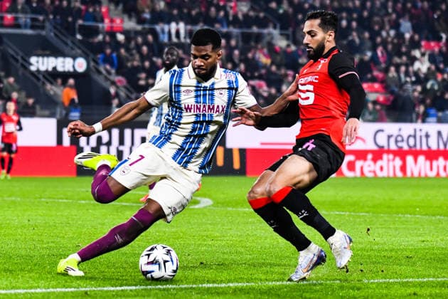 FOOTBALL : Stade Rennais vs Havre AC - Ligue 1 - JournÃ e 18 - 18 01 2026 LoÃ¯c Nego (AC Le Havre) Moussa Tamari (Stade Rennais) RennesFrance  Copyright: xBaptistexAutissierx