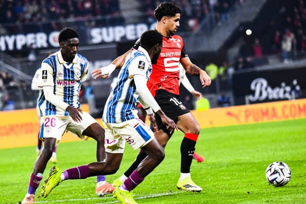 FOOTBALL : Stade Rennais vs Havre AC - Ligue 1 - JournÃ e 18 - 18 01 2026 Ludovic Blas (Stade Rennais) RennesFrance  Copyright: xBaptistexAutissierx