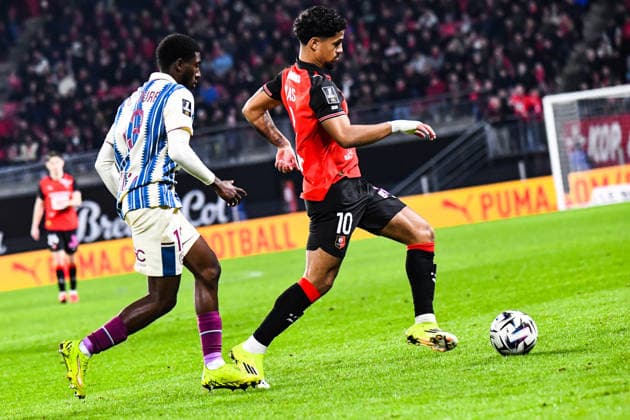 FOOTBALL : Stade Rennais vs Havre AC - Ligue 1 - JournÃ e 18 - 18 01 2026 Ludovic Blas (Stade Rennais) RennesFrance  Copyright: xBaptistexAutissierx