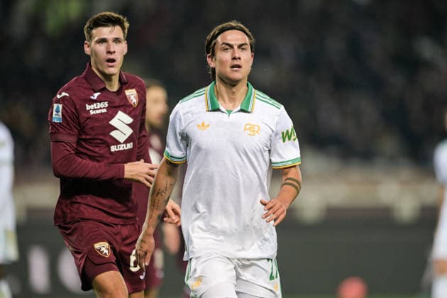 CALCIO - Serie A - Torino FC vs AS Roma 21 Paulo Dybala of Roma during the Serie A match between Torino FC and AS Roma at Stadio Olimpico di Torino on January 18, 2026 in Turin, Italy. Torino Italy  Copyright: xIPAxSport ABACAx