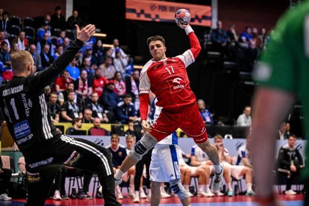 Andrzej Widomski of Poland during Men s EHF Euro 2026 - Poland vs Iceland, Handball match in Kristianstad, Sweden, January 18 2026  Copyright: xLuigixCanu IPAxSportx xipa-agency.netx xx IPA_70264366 IPA_Agency_IPA70264366