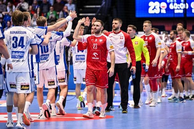Arkadiusz Moryto of Poland during Men s EHF Euro 2026 - Poland vs Iceland, Handball match in Kristianstad, Sweden, January 18 2026  Copyright: xLuigixCanu IPAxSportx xipa-agency.netx xx IPA_70264436 IPA_Agency_IPA70264436