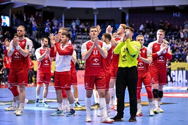Team Polonia Poland Postgame, during Men s EHF Euro 2026 - Poland vs Iceland, Handball match in Kristianstad, Sweden, January 18 2026  Copyright: xLuigixCanu IPAxSportx xipa-agency.netx xx IPA_70264605 IPA_Agency_IPA70264605