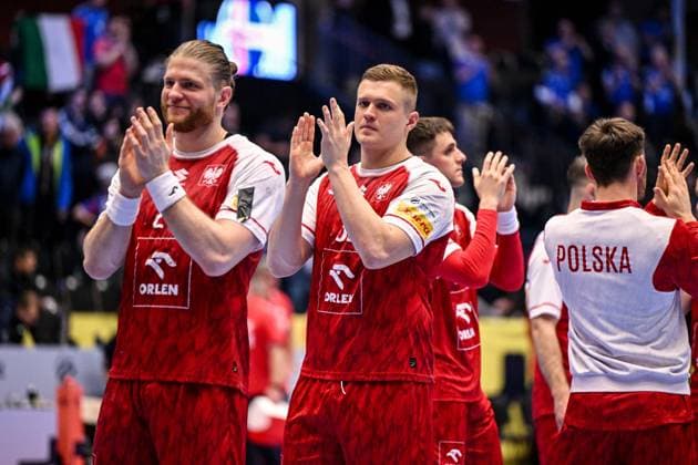 Maciej Gebala of Poland during Men s EHF Euro 2026 - Poland vs Iceland, Handball match in Kristianstad, Sweden, January 18 2026  Copyright: xLuigixCanu IPAxSportx xipa-agency.netx xx IPA_70264625 IPA_Agency_IPA70264625