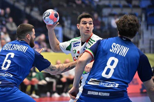 Handball, European Championship, Italy - Hungary