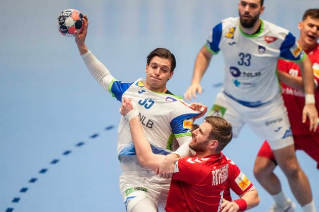 Handball, European Championship, Switzerland - Slovenia