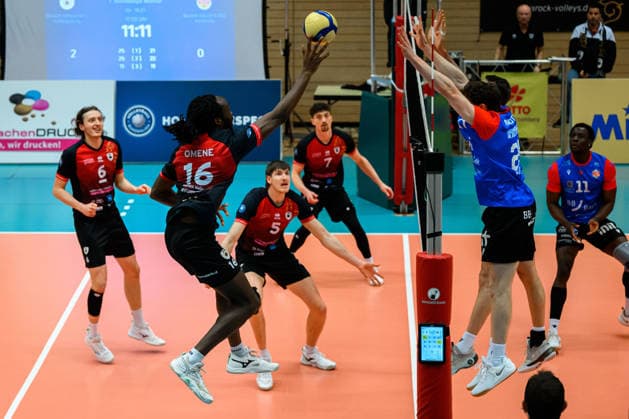 Ludwigsburg 1 BLM 25 26 MTV Ludwigsburg SSC Karlsruhe Nyherowo Omene Ludwigsburg Ludwigsburg Innenstadtsporthalle Baden Württemberg Germany