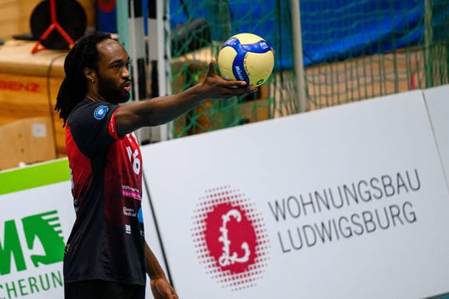 Ludwigsburg 1 BLM 25 26 MTV Ludwigsburg SSC Karlsruhe Nyherowo Omene Ludwigsburg Ludwigsburg Innenstadtsporthalle Baden Württemberg Germany