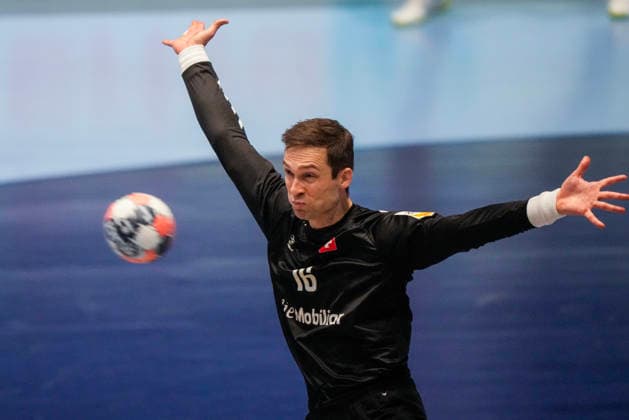 European Handball Championship, Switzerland Slovenia Baerum 20260118 Slovenia s goalkeeper Miljan VujoviÄ‡ during the European Championship handball match between Switzerland and Slovenia in Unity arena Photo Cornelius Poppe NTB Baerum Norway EDITORIAL USE ONLY RESTRICTED USE FOR BETTING COMPANIES  Copyright: xCorneliusxPoppex xNTBx