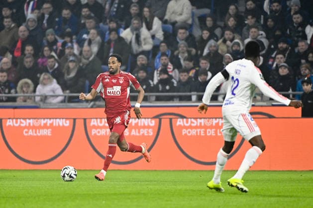 Olympique Lyonnais v Stade Brestois 29 - Ligue 1 McDonald s 2025 2026 14 Remy LABEAU LASCARY (sb29) during the Ligue 1 McDonald s match between Lyon and Brest at Groupama Stadium on January 18, 2026 in Lyon, France. Lyon France  Copyright: xFEPx 776348250
