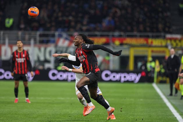 AC Milan™s Rafael Leao during the Serie A soccer match between A.C Milan. and Lecce at the San Siro Stadium in Milan, Italy - Sunday, January 18, 2026. - Soccer .  Copyright: xStefanoxNicoli LaPressex