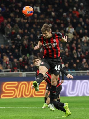 January 18, 2026, Milan, ITALY: AC Milan defender Matteo Gabbia during the Italian Serie A soccer match between AC Milan vs US Lecce at Giuseppe Meazza Stadium in Milan, Italy, 18 January 2026. ANSA MATTEO BAZZI. Serie A; AC Milan Vs US Lecce  - ZUMAa110 20260118_zaf_a110_026 Copyright: xMatteoxBazzix