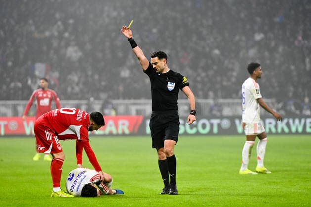 Olympique Lyonnais v Stade Brestois 29 - Ligue 1 McDonald s 2025 2026 10 Romain DEL CASTILLO (sb29) - 03 Nicolas TAGLIAFICO (ol) during the Ligue 1 McDonald s match between Lyon and Brest at Groupama Stadium on January 18, 2026 in Lyon, France. Lyon France  Copyright: xFEPx 776348250