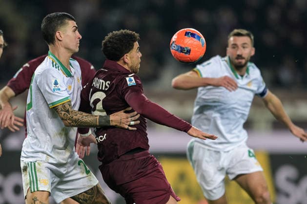 19 Che Adams of Torino in action during the Serie A match between Torino FC and AS Roma at Stadio Olimpico di Torino on January 18, 2026 in Turin, Italy.  Copyright: xAndreaxAmato IPAxSportx xipa-agency.netx xx IPA_70266070 IPA_Agency_IPA70266070