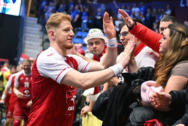 2026.01.18 Kristianstad Szwecja Pilka Reczna Mistrzostwa Europy w pilce recznej mezczyzn 2026 Polska - Islandia N z Tomasz Gebala Foto Norbert Barczyk PressFocus 2026.01.18 Kristianstad Szwecja Handball Men s EHF Euro 2026 Poland - Iceland Tomasz Gebala Credit: Norbert Barczyk PressFocus NEWSPIX.PL --- newspix.pl 