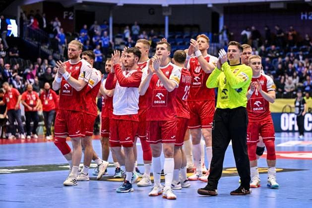 ALTRO - Pallamano - Men s EHF Euro 2026 - Poland vs Iceland Team Polonia Poland Postgame, during Men s EHF Euro 2026 - Poland vs Iceland, Handball match in Kristianstad, Sweden, January 18 2026 Kristianstad Sweden  Copyright: xIPAxSport ABACAx