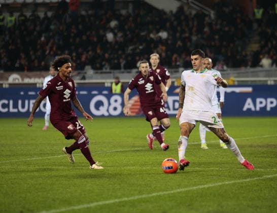 CALCIO - Serie A - Torino FC vs AS Roma Gianluca Mancini of AS Roma during the Italian Serie A, 2025 26 season, football match between Torino FC and AS Roma on 18 January 2026, at Stadio Olimpico Grande Torino, Italy. Photo Nderim KACELI Turin Italy  Copyright: xIPAxSport ABACAx