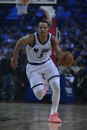 Orlando Magic v Memphis Grizzlies - NBA, Basketball Herren, USA London 2026 LONDON, UNITED KINGDOM – JANUARY 18: Desmond Bane (3) of Orlando Magic in action during the NBA London 2026 game between the Orlando Magic and the Memphis Grizzlies at the O2 Arena in London, United Kingdom, on January 18, 2026. Rasid Necati Aslim Anadolu London United Kingdom. Editorial use only. Please get in touch for any other usage.  Copyright: x2026xAnadoluxRasidxNecatixAslimx