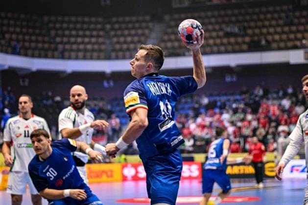 Marco Mengon of Italy during Men s EHF Euro 2026 - Italy vs Hungary, Handball match in Kristianstad, Sweden, January 18 2026  Copyright: xLuigixCanu IPAxSportx xipa-agency.netx xx IPA_70267519 IPA_Agency_IPA70267519