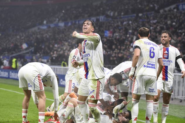 Football : Olympique lyonnais vs Brest - ligue 1 - 18 01 2026 Pavel SULC of Olylpmique Lyonnais scoring goal during the French ligue 1 match between Olympique Lyonnais and Stade Francis-Le Ble (Brest) at Groupama Stadium Decines Charpieu Lyon on January 18, 2025 , France LYONFrance  Copyright: xx