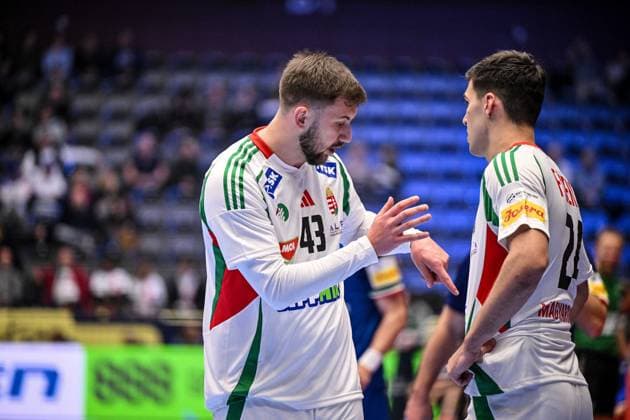 Zoran Ilic of Hungary during Men s EHF Euro 2026 - Italy vs Hungary, Handball match in Kristianstad, Sweden, January 18 2026  Copyright: xLuigixCanu IPAxSportx xipa-agency.netx xx IPA_70267901 IPA_Agency_IPA70267901